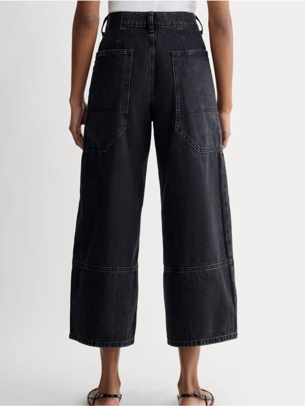 Everlane The Way-High Gardener Cropped Jean, 31R, Washed Black - Picture 5 of 8